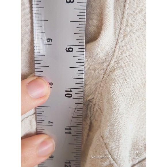 Old Navy Shorts Womens Large Linen Pockets High Waisted Pullon Elastic Waist - Picture 4 of 10